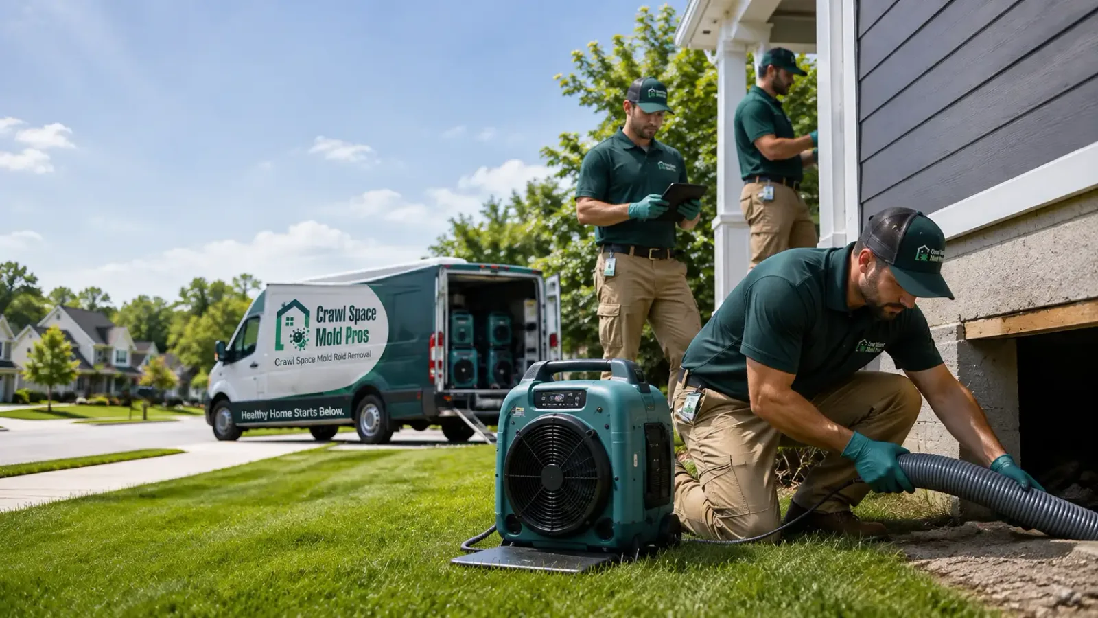 Crawl Space Mold Removal in Rantoul, IL